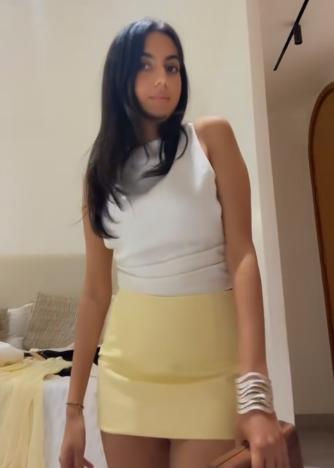 Layers of Her skirt
