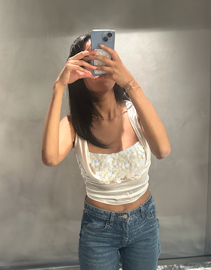 Sunset Slip top