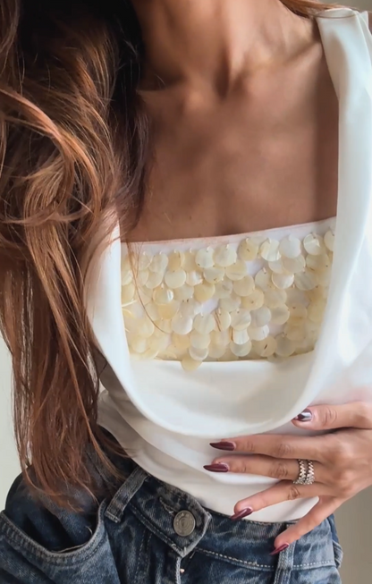 Sunset Slip top