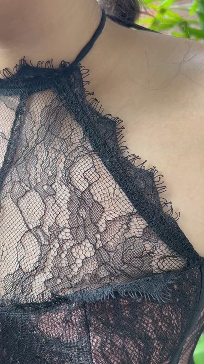 The Midnight Lace Corset